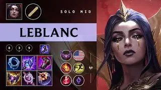 LeBlanc Mid vs Ezreal - NA Master Patch 26.01