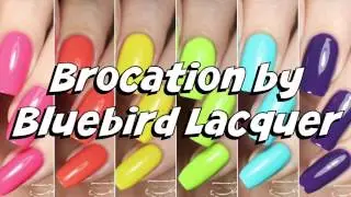 Swatches | The Brocation Collection by Bluebird Lacquer