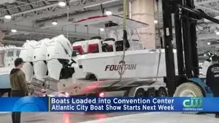 Organizers Load Boats Ahead Of Next Week's Atlantic City Boat Show