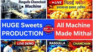 India&rsquo;s Best Sweet Making Machine | Huge Production Capacity | Industrial Sweets Factory