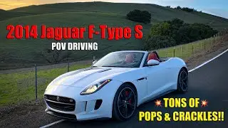 Jaguar F-Type S V8 Exhaust: Brutal Backfires