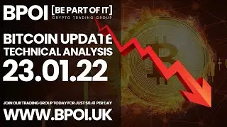 BITCOIN UPDATE 23.01.22 - RELIEF BOUNCE IN PLAY - SHORT TERM WINDOW FOR TRADING.