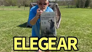 &ldquo;ELEGEAR&rdquo; Camping Double Air Mattress | Self-Inflating | Built-In Foot Pump