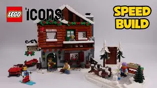 Lego Winter Village - Alpine Lodge  - 10325 - Lego Speed Build