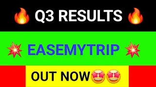 Easemytrip Q3 Results 2025 |Easemytrip Results Today |Easemytrip share Latest News| Easemytrip Share