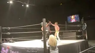 The fabulous one Douglas Sanders in singles action against Tsunami