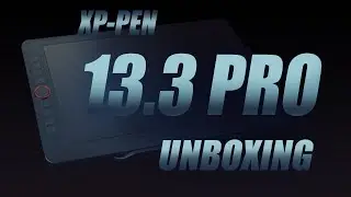 XP-PEN Artist 13.3 PRO - UNBOXING (graphic pen monitor for artist)