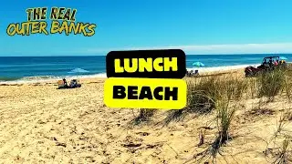 Eating Lunch at Spankys and checking out the Beach