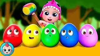 🥚 Colorful Easter Eggs Song | Learn Numbers and Colors | Bubbleee - Funny Kids Songs Compilation 🎶