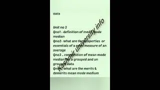 1ST SEMESTER GUESS PAPER Statistics major and minor guess paper Kashmir university info