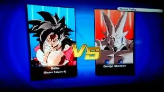 Dragon ball Xenoverse SS4 Goku vs Omega Shenron!!!