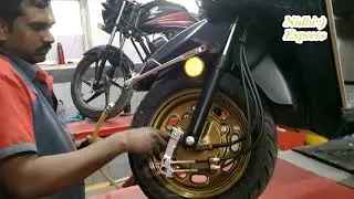 Honda Activa premium first service full gold look attractive