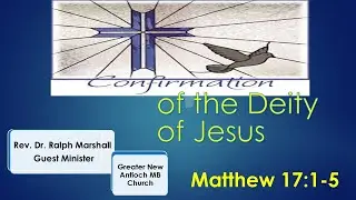 December 15, 2024 - Dr. Rev. Ralph Marshall, Guest Minister