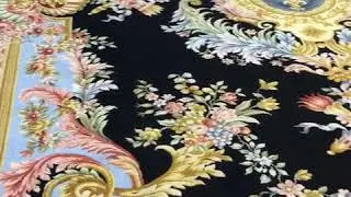 Nice fine Savonnerie carpet in Yilong Carpet warehouse. #persian #smallrugs #silkrugs