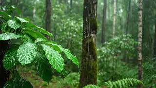 Healing Nature Rain in the Forest + Native American Flute &ndash; Deep Sleep Music (3 Hours)