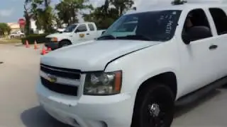 Item 213 2011 Chevy Tahoe 4x2 Police 4dr SUV