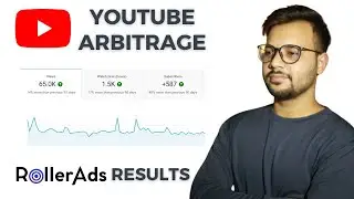 YouTube Arbitrage 2024 | RollerAds YouTube Arbitrage |  YouTube Arbitrage Earning Proof