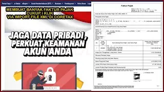 Membuat Banyak Faktur Pajak Keluaran Metode Import XML Di Coretax