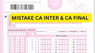 Big Mistake ICAI Answer books | CA Intermediate & CA final September 2025 Exams 