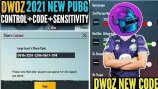 😱NO RECOIL SENSITIVITY SETTINGS FOR BGMI Dwoz New Layout Control Code And Sensitivity 2021 Pubg