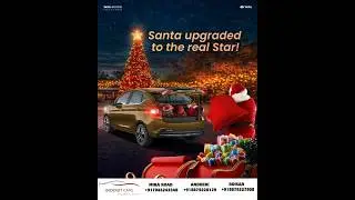 Starry drives in a starry ride!#MerryChristmas !! 🌲⭐ . .  #Tigor #TataTigor #TheSedanForTheStars