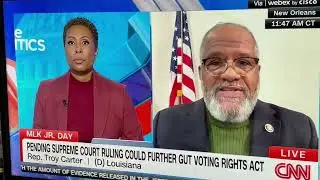 Congressman Troy A Carter Sr LA02 MLK Remarks on CNN