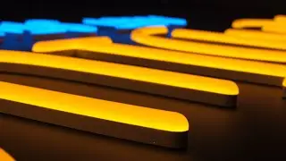 A Colorful Collaboration: Radiant Neon Sign for Radius Art Studio