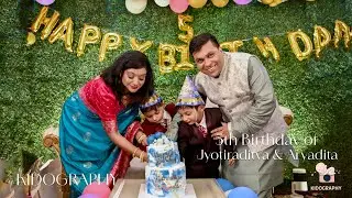 5th Birthday Celebration l Jyotiraditya & Aryadita l KIDOGRAPHY l #birthday #kolkata