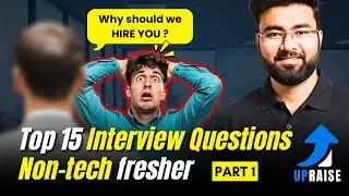 Top 15 Non Technical Interview Questions Fresher Hindi | Why Should We Hire You | Part 1