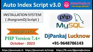 JhargramDj Script - Auto Index v3.0 - 2023 || Latest PHP Version 7.4 || JanuMusic || DjPankajLucknow