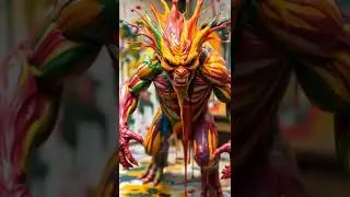 Revolutionizing Creativity: Human Artist +  Art AI Fusion Hybrid | Biocyber Fusion