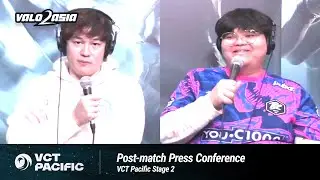 Paper Rex (PRX vs. DFM) VCT Pacific Stage 2 Post-match Press Conference