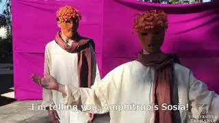 a scene from Plautus' Amphitruo, in Latin