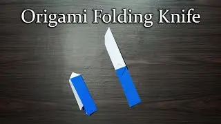 Origami Folding Knife | Easy Origami Knife Step-by-Step Tutorial | Action Origami