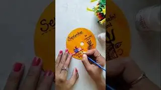 September month calendar making idea... 😀&hearts;️👍#craft #diy #shorts #viral #trending