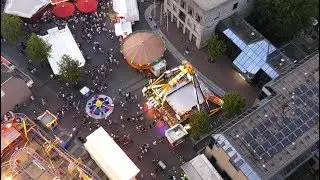Mine Tower Ordelman - 80M Freefall Attractie - Kermis Best 2018 - Onride [4K]