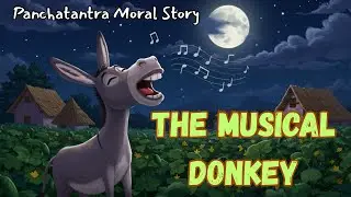 The Musical Donkey Moral Story | Panchatantra Story in English | Cartoon Moral Story #cartoon