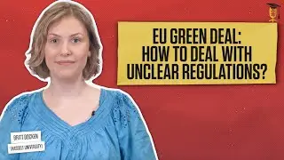 EU Green Deal: how to deal with unclear regulations?