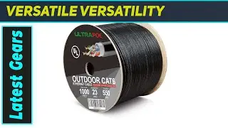 `Best Outdoor Cat6 Ethernet Cable? Direct Burial, UV Resistant, and Solid Copper!