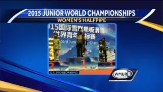West Chesterfield woman wins junior world championship in women's halfpipe