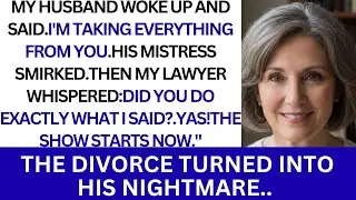 &ldquo;Divorce Court Twist: He Tried to Take Everything&mdash;My Lawyer Flipped the Script