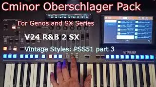 Cminor Oberschlager Pack for Yamaha Genos 1/2 and SX Series : Vintage Styles, Yamaha PSS51 part 3