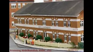 Modelbane. Jernbanegade i Bramming,  1965