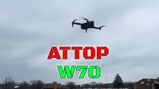 Обзор дрона ATTOP W70 4K: гид для тех, кто летает высоко!