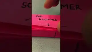Der Schwimmer 🏊&zwj;♂️ Stop Motion Daumenkino Flip Book