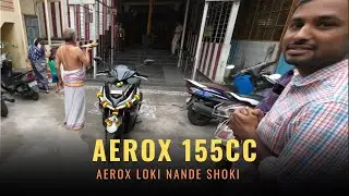 ALL NEW  YAMAHA AEROX 155  DELIVERY VIDEO || KANNADA VLOG||