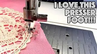 How To Use An Open Toe Presser Foot Three Different Ways!