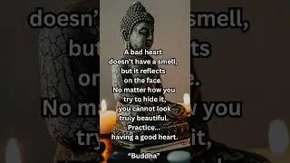 Live with a good heart and a pure mind #shorts #buddha #motivation