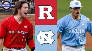 Rutgers vs #15 North Carolina Highlights (Game 1) | 2024 College Baseball Highlights