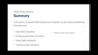 2.8. Table Calculations - Summary